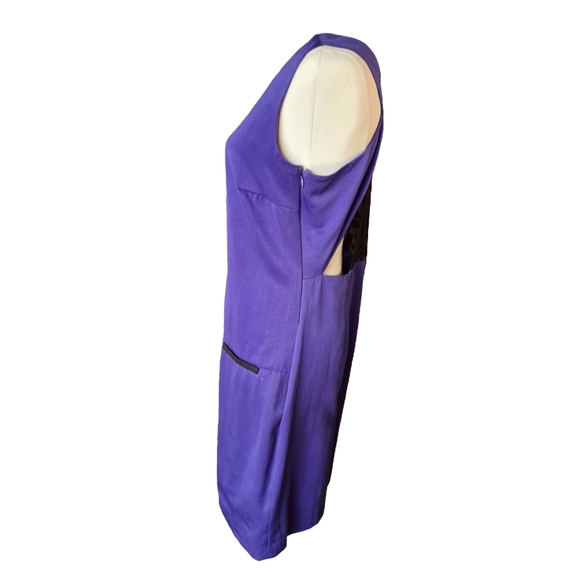 LIMITED Collection Size 10 Cut Out Back Purple Mini Party Dress NWT - Picture 4 of 11